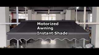 Markiza z wysuwanym ramieniem 580 z półkasetowym baldachimem