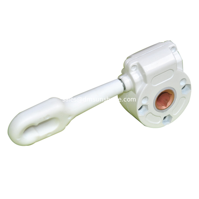 Heavy Duty Manual Awning Gear Box For Retractable Canopy Awning Toldo Vertical Aluminum Fishing Butt Caps Copper Alloy