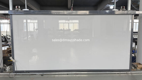 Hot Sales Motorized Spring Windproof Zip Blinds for Patio & Balcony Manual Auxiliary Lifting Roller Blind