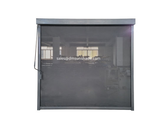 Zewnętrzny parapet okienny z ręczną korbą, roleta rolowana, wiatroodporna